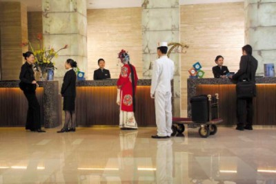 Hotel Reception Desk