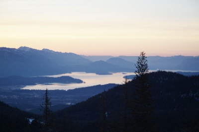 View Of Lake Pend Oreille From Schweitzer Village