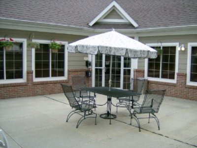 Outdoor Patio And Grill Area