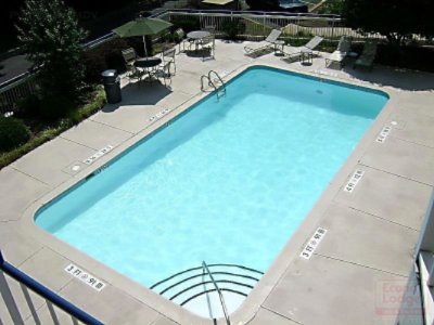 An Outdoor Pool To Float Your Cares Away...