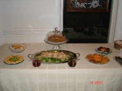 The Inn at Peralynna Manor - Evening Appetizers Put Out Every Evening Between 6-9