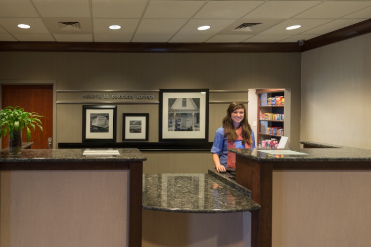 Hampton Inn & Suites Air Force Academy - Front Desk