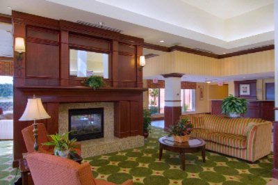 Hilton Garden Inn Clarksburg West Virginia - Lobby Fireplace