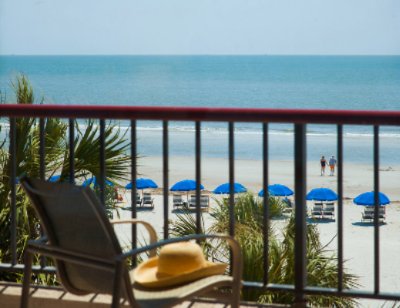 Beach From Balcony