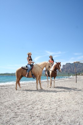 Horse Back Riding On The Beach