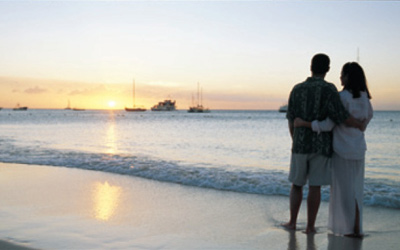 Couple At Sunset