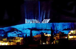 Herodion Hotel - Acropolis from roof garden