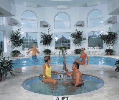 Enjoy Our Indoor Pool And Hot Tub Open 24 Hrs