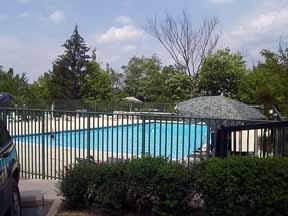 Our Olympic Sized Swimming Pool And Deck Area
