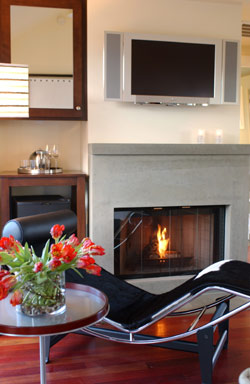 The Carneros Inn - Fireplace And Living Area In Every Cottage