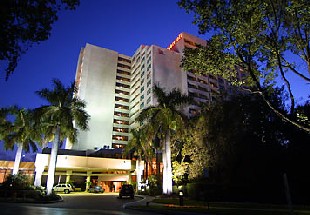 Hotel Exterior Surrounded By Preserve