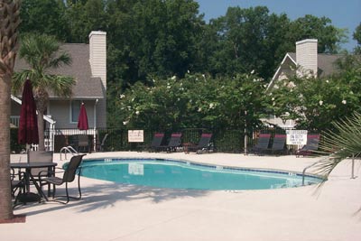Outdoor Swimming Pool And Hot Tub
