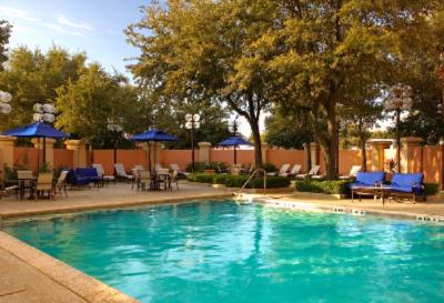 Sheraton Suites Market Center Dallas - Large Deck With New Pool Furniture