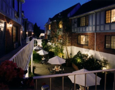 Courtyard At Night