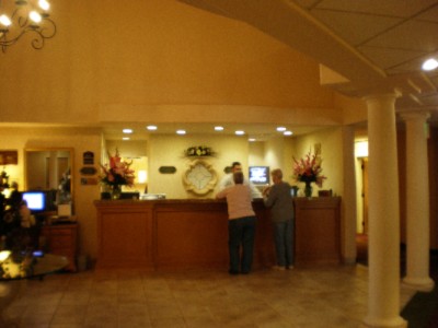 Front Desk Of The Hotel