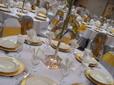 Holiday Inn West on the Waterway - Outside Wedding Ceremony Set Up