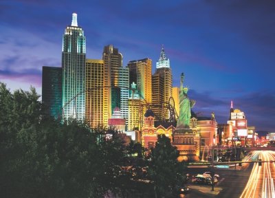 New York New York Hotel & Casino - New York New York Exterior At Night
