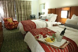 Marriott Detroit Airport - Newly Renovated Double Double Bedroom