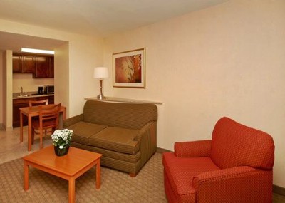 Living Room And Kitchenette In Parlor Suite