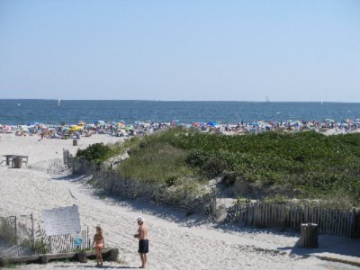 Beach View From Sun Deck