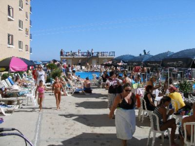 Pool & Beach View