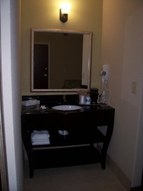 Granite-topped Vanity