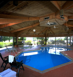 Indoor Pool With Hot Tub And Sauna