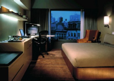 All rooms have one king bed.