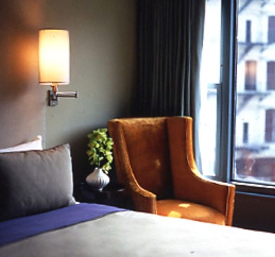 Tribeca Grand Hotel - All rooms have one king bed.