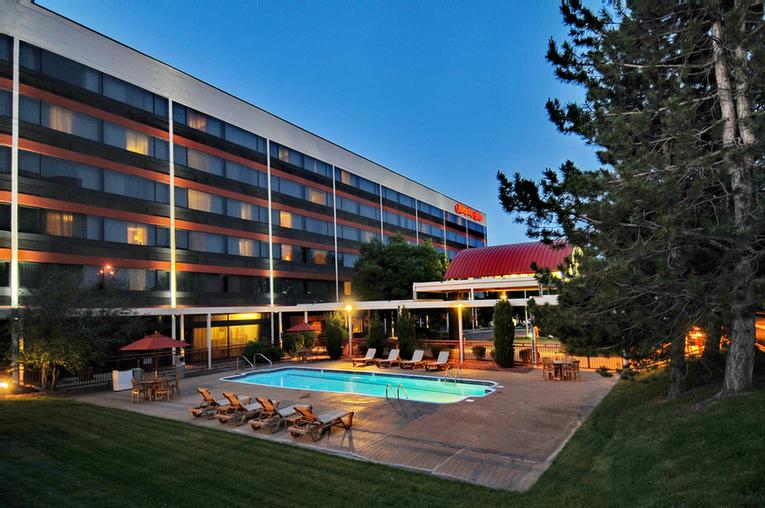 Large seasonal heated pool