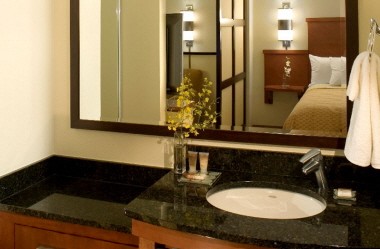 Vanity With Granite Countertops