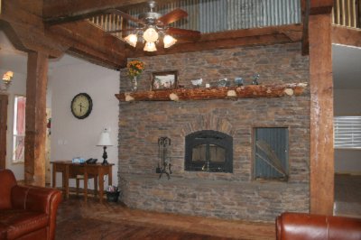 Fall River Lodge - Fireplace