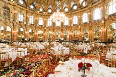 Intercontinental Paris Le Grand - Opera Ballroom Dining Set Up
