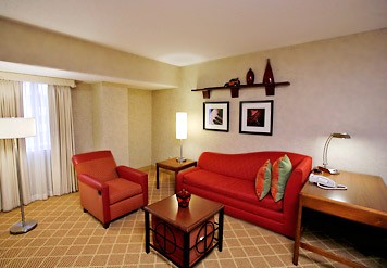 Residence Inn Downtown City Center - Living Area Of Standard Suite