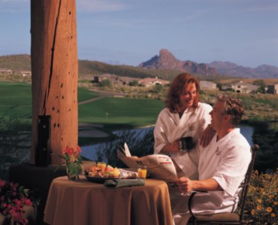 Inn at Eagle Mountain - Breakfast On Guest Suite Terrace