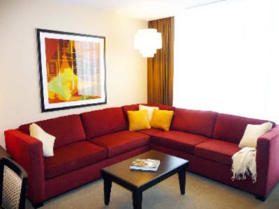 Staybridge Suites Las Vegas - Every Sofa Has A Pull Out Queen Sleeper Bed