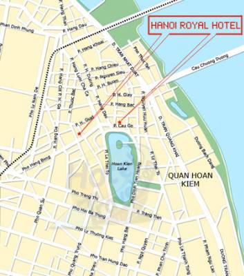 Hanoi Royal 1 Hotel - Map Hotel