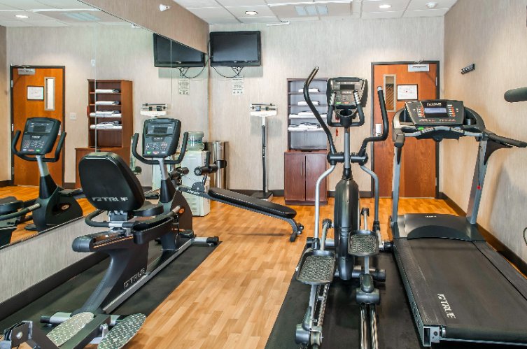 Fitness Center With Commercial Grade Equipment.