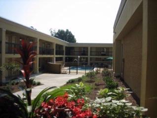 Quality Inn & Suites Statesboro - Courtyard From Lobby Door