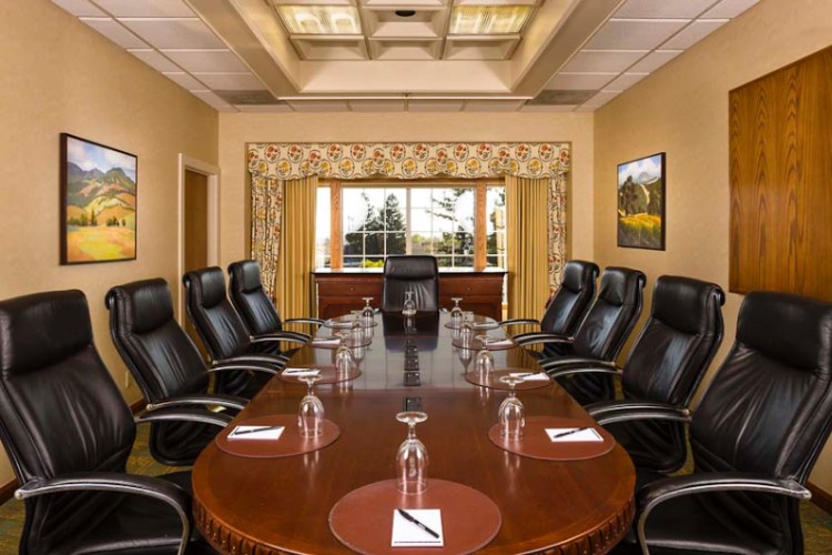 Hilton Sonoma Wine Country - Sonoma Ballroom With Solid Wood Vaulted Ceiling