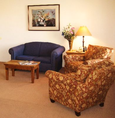 The Santa Fe Suites - King 1bed/1bath Suite - Living Room