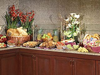 Hilton Boston Logan Airport - Executive Lounge Breakfast Buffet