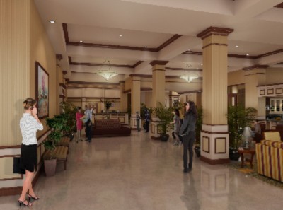 Hilton Garden Inn Richmond Downtown - Rendition Of Interior Lobby