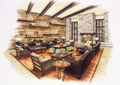 Omni Fort Worth Hotel - Western Chic Lobby