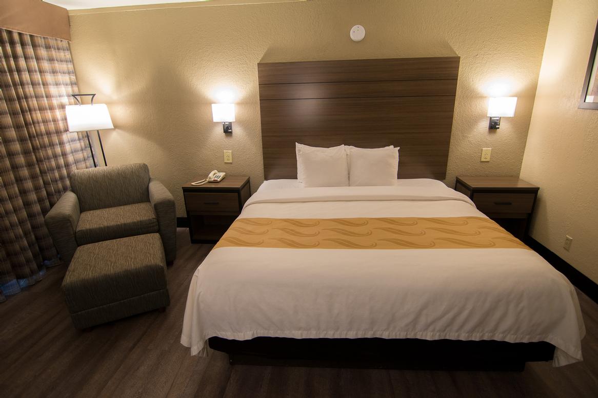 Quality Inn & Suites - Guest Room With One King Bed.