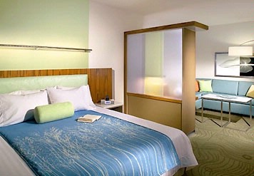 Springhill Suits by Marriott North Charleston - Bedroom Section Of Suite