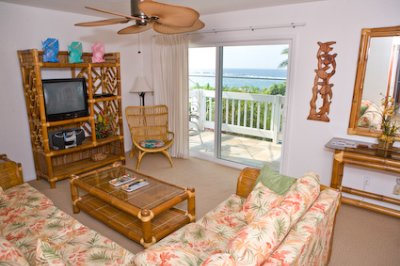Kona Seaspray - Living Room From Unit # 203