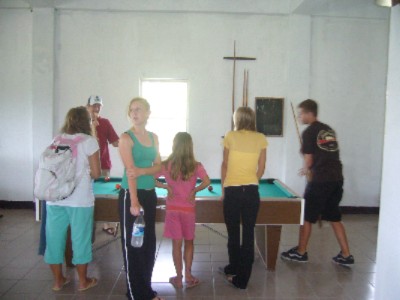 Belize Odyssey Resort - Billiards Table In Games Room