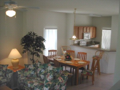 Hapimag Lake Berkley Orlando - Living Room And Kitchen