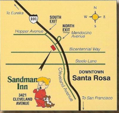 Sandman Inn - Sandman Inn Map View